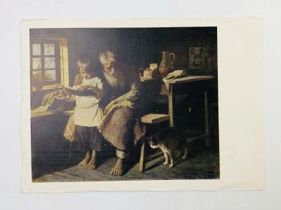 Лот: 23298350. Фото: 1. Пелевин И. А. Глуховат. Открытка... Открытки, конверты
