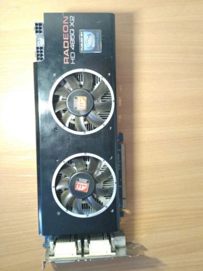 Лот: 9278652. Фото: 1. 2-чиповая Radeon HD4850x2! В свое... Видеокарты