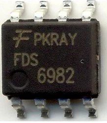 Лот: 15876637. Фото: 1. Микросхема FDS6982AS FDS6982 AS. Микросхемы
