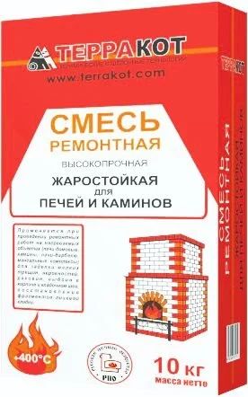 Лот: 12833231. Фото: 1. Смесь ремонтная "Терракот" жаростойкая... Банные принадлежности