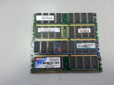 Лот: 6139302. Фото: 1. DDR1 PC3200 1Gb (в наличии есть... Оперативная память