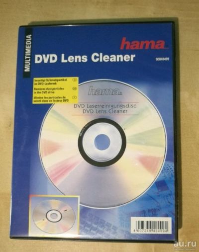 Лот: 10739116. Фото: 1. Чистящий диск hama dvd lens cleaner. Другое (тв и видео)