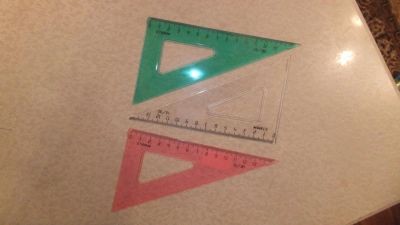 Лот: 4968476. Фото: 1. Треугольник пл. 30*13см, 1. Школьная канцелярия