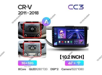Лот: 20758372. Фото: 1. Магнитола Teyes CC3 Honda CR-V... Автомагнитолы