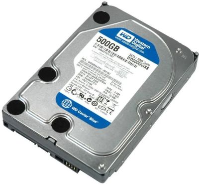 Лот: 18281552. Фото: 1. жесткий диск 500гб для пк wd синий... Жёсткие диски (HDD)