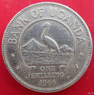 Лот: 3832603. Фото: 1. (№3292/LF) 1 шиллинг 1966 (Уганда... Африка