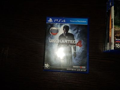 Лот: 14354996. Фото: 1. Диск с игрой uncharted4 ps4. Игры для консолей