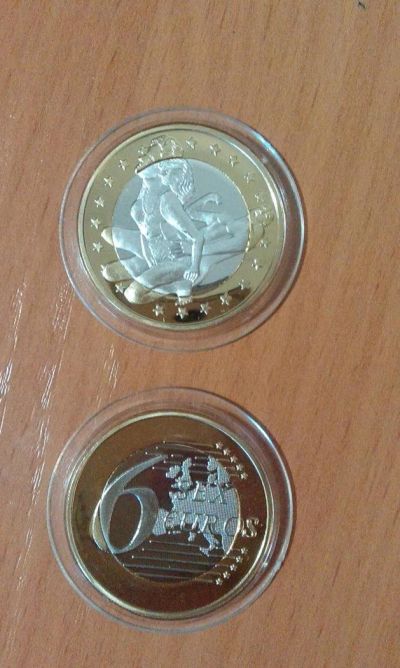 Лот: 9819903. Фото: 1. монета евроцент эротика 3. Другое (монеты)
