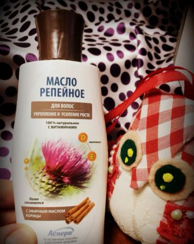 Лот: 15990055. Фото: 1. Масло репейное "Аспера". Уход за волосами 