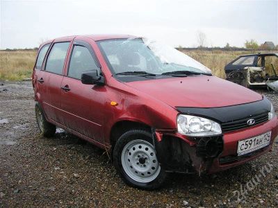 Лот: 539326. Фото: 1. Lada Kalina универсал после аварии. Автомобили