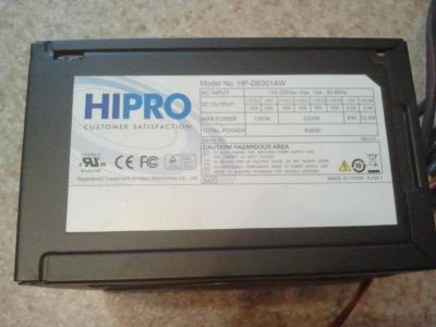 Лот: 4362625. Фото: 1. Блок питания Hipro 630w. Корпуса, блоки питания