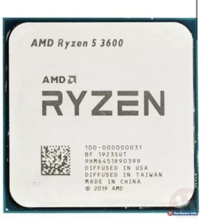 Лот: 19249574. Фото: 1. Ryzen 5 3600. Процессоры