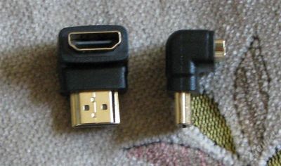 Лот: 1858900. Фото: 1. Г-образный HDMI переходник. Другое (аксессуары)