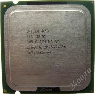 Лот: 1213860. Фото: 1. CPU Intel Pentium D 805 2.66 ГГц... Процессоры