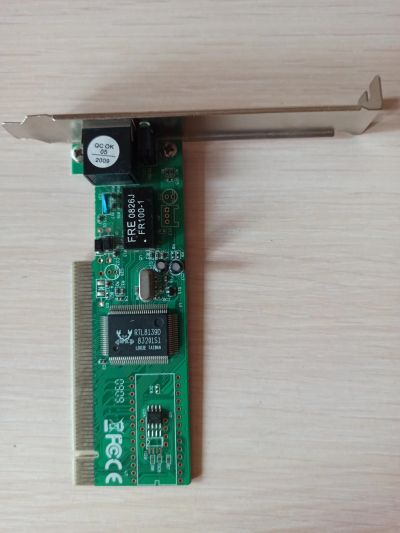 Лот: 18118100. Фото: 1. Сетевая карта acorp 100mb/s. Сетевые карты