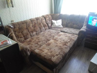 Лот: 5548171. Фото: 1. Угловой диван-кровать. Диваны