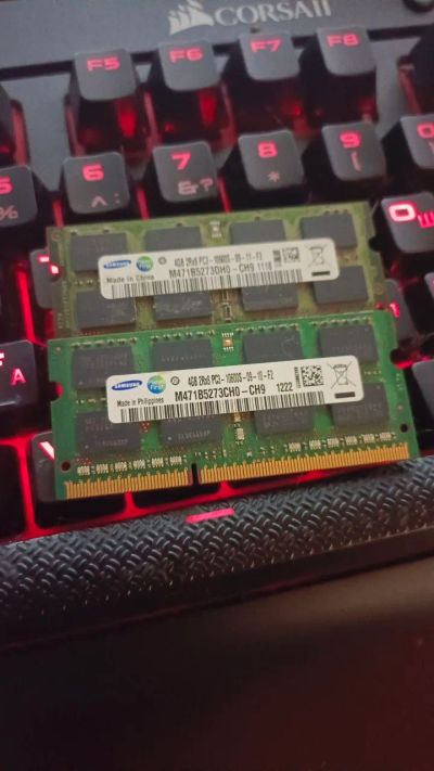 Лот: 25317228. Фото: 1. DDR-3 Samsung 8 Gb (2шт*4Гб). Оперативная память