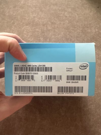 Лот: 25079466. Фото: 1. Проц intel celeron g5905 /lga1200. Процессоры