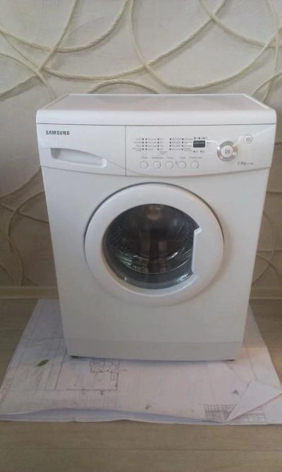Лот: 4863780. Фото: 1. Стиральная машина Samsung wf-5861... Стиральные машины