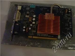 Лот: 65307. Фото: 1. Gigabyte Geforce 7600GT 128mb... Видеокарты