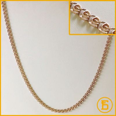 Лот: 9281964. Фото: 1. Золотая цепь 585 пробы. Вес 9... Цепочки