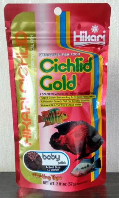 Лот: 11153913. Фото: 1. Hikari Cichlid Gold Baby (57 г... Корма