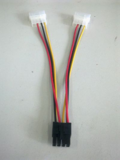 Лот: 12101222. Фото: 1. Кабель 8 pin 2 molex. Шлейфы, кабели, переходники