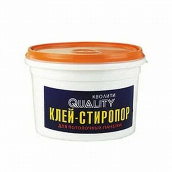 Лот: 6388885. Фото: 1. Клей стиропор Qualiti 4 кг/9... Клеи, герметики, пена монтажная, клейкие ленты
