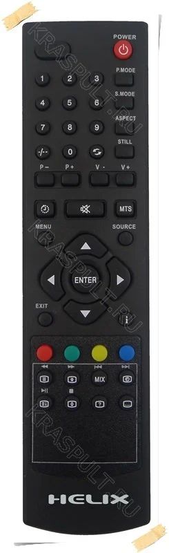 Лот: 15905040. Фото: 1. Пульт HELIX HTV-1610L, HTV-195L... Пульты ДУ