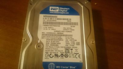Лот: 9041133. Фото: 1. Жесткий диск 500gb 500гб Western... Жёсткие диски (HDD)