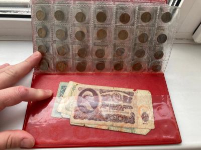 Лот: 18924000. Фото: 1. Альбом с монетами СССР цена за... Наборы монет