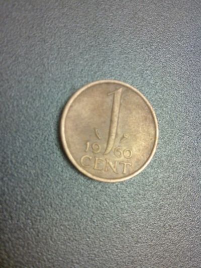 Лот: 11313812. Фото: 1. Нидерланды Голандия 1 cent 1960... Европа