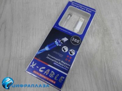 Лот: 15178158. Фото: 1. Кабель магнитный Type-C X-Cable... Дата-кабели, переходники