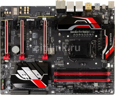 Лот: 8093189. Фото: 1. Gigabyte GA-Z170X-Gaming 5. Материнские платы
