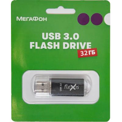 Лот: 22217622. Фото: 1. Флеш-накопитель Flexis 32Gb USB3... Карты памяти