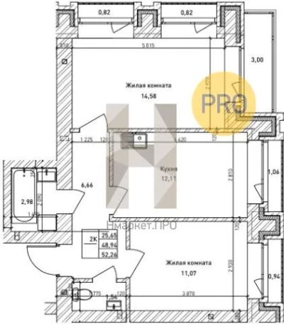 Лот: 21630922. Фото: 1. Квартира по адресу Фёдора Ивачёва... Квартиры, студии