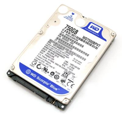 Лот: 7027225. Фото: 1. HDD 2.5" WD 750Gb SATA WD750BPVT... Жёсткие диски (HDD)