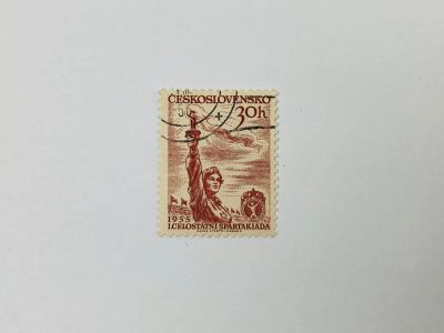 Лот: 23593847. Фото: 1. Первая Национальная Спартакиада... Марки
