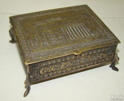 Лот: 17899396. Фото: 1. Шкатулка винтажная (Y781). Предметы интерьера и быта