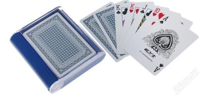 Лот: 2874313. Фото: 1. Карты игральные, пластиковые... Сувенирные наборы