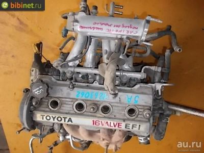 Лот: 13331631. Фото: 1. двигатель на Toyota Carina AT170... Двигатель и элементы двигателя