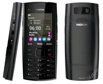 Лот: 1058657. Фото: 1. Корпус Nokia X2-02 Черный Бесплатная... Корпуса, клавиатуры, кнопки