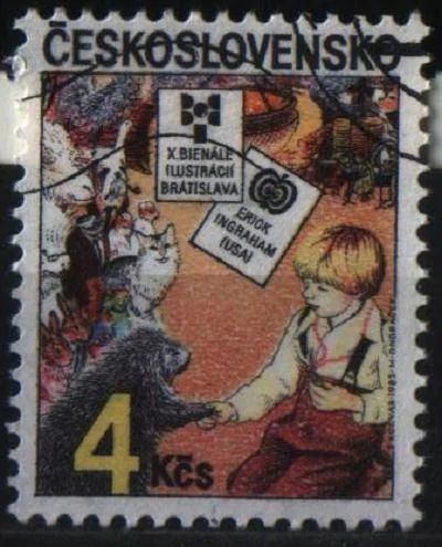Лот: 7435038. Фото: 1. Чехословакия 1983г дети. Марки