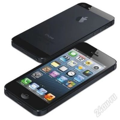 Лот: 2659613. Фото: 1. apple iphone 5 16gb (рст) - черный... Смартфоны