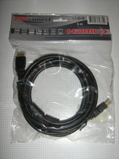 Лот: 3847918. Фото: 1. HDMI кабель (студгородок). Шлейфы, кабели, переходники
