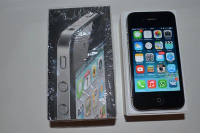 Лот: 3352071. Фото: 1. Apple IPhone 4 8gb + Бонус Обмен... Смартфоны
