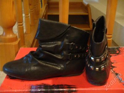 Лот: 514792. Фото: 1. полуботинки ZARA (иск. кожа) 37... Ботинки, полуботинки