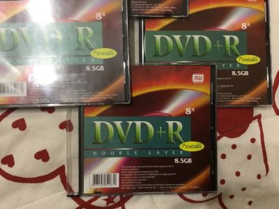 Лот: 15097763. Фото: 1. DVD+R 8,5 Gb. CD, DVD, BluRay