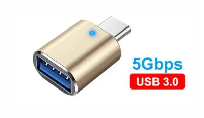 Лот: 20029131. Фото: 1. USB 3.0 To Type C Adapter OTG. Дата-кабели, переходники