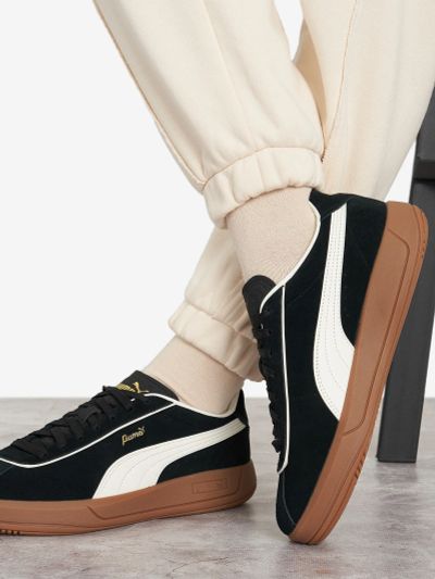 Лот: 25376585. Фото: 1. Кеды женские PUMA Club, Черный. Кеды, кроссовки, слипоны